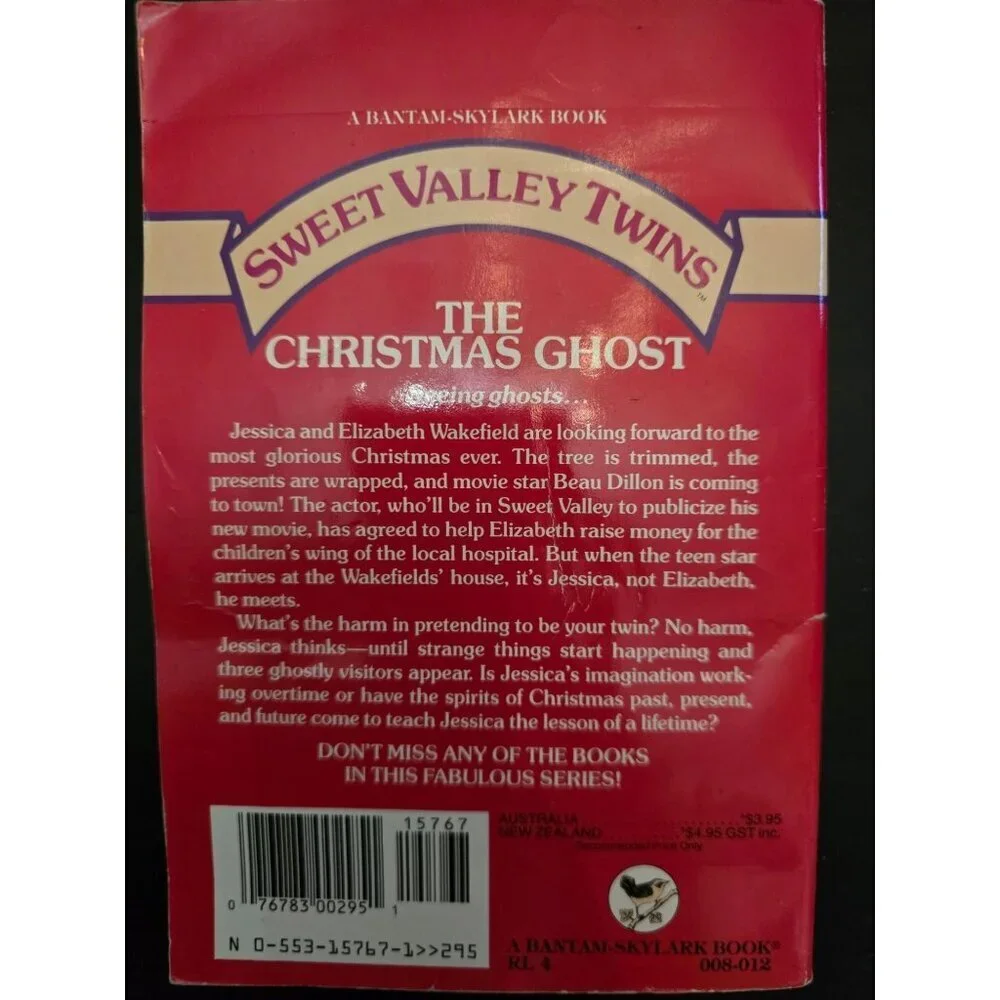 Sweet Valley Twins Super Chiller The Christmas Ghost by Francine Pascal